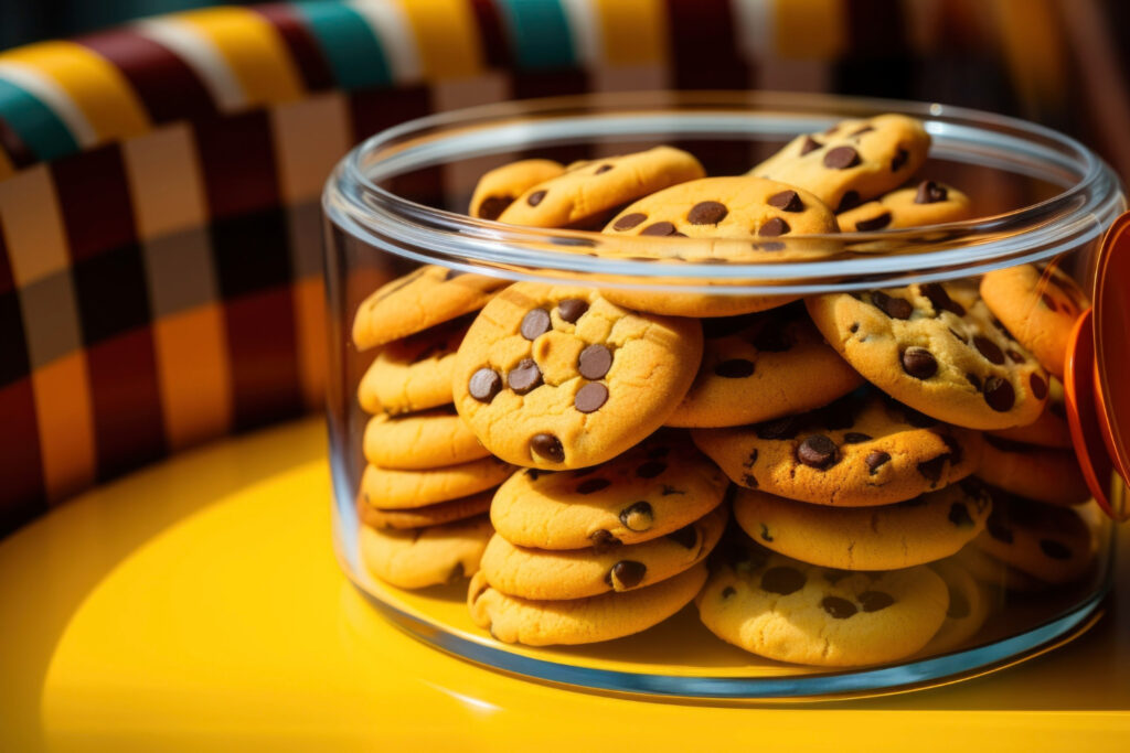 delicious cookies jar