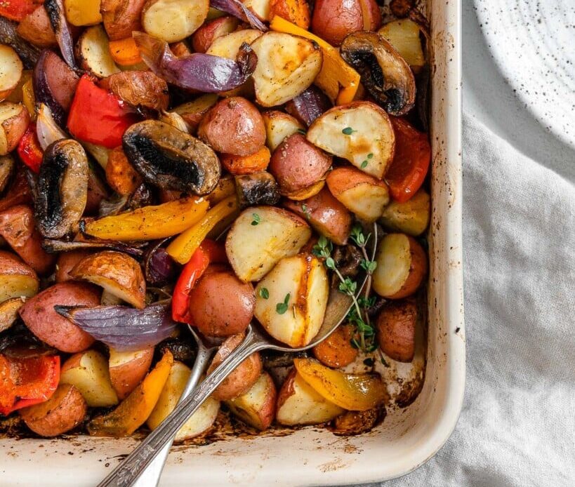 Vegan Thyme Roasted Vegetables Plant Based on a Budget 11 819x1024 1