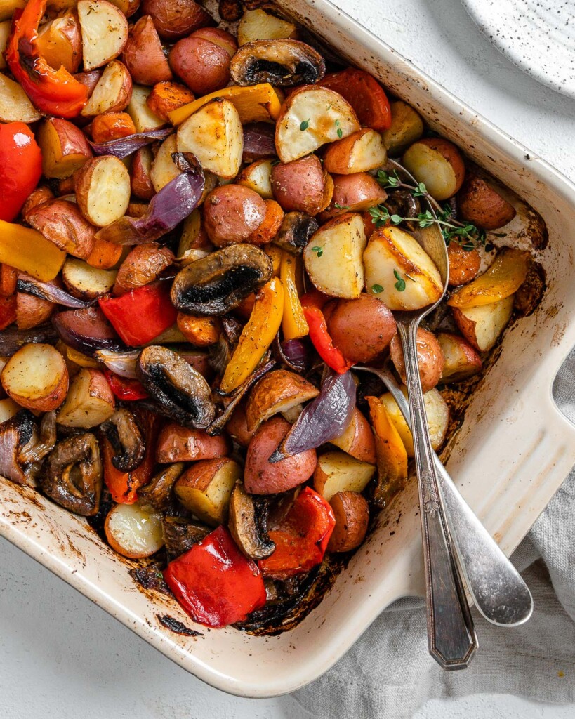 Vegan Thyme Roasted Vegetables Plant Based on a Budget 12 819x1024 1