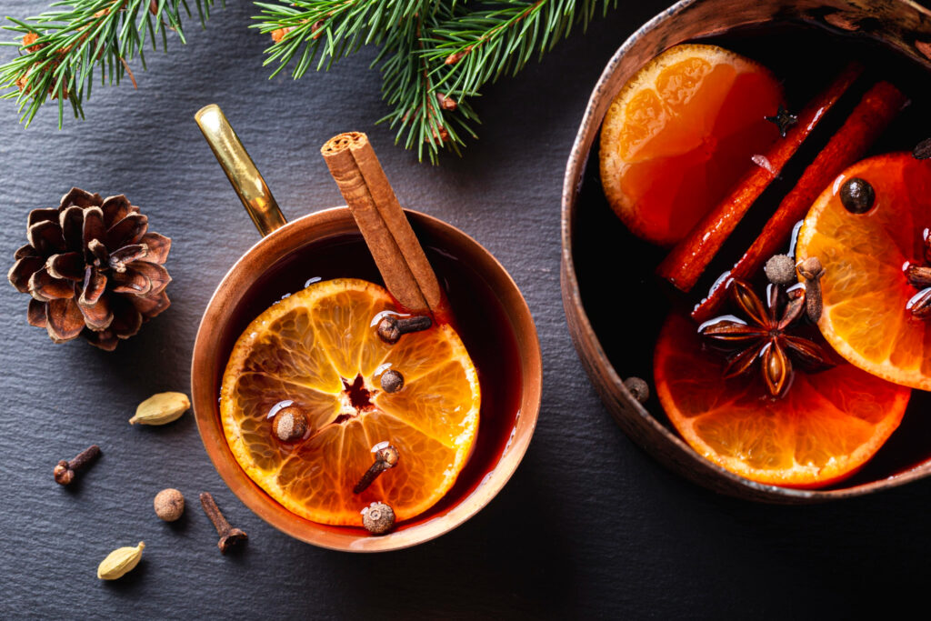 delicious mulled wine drink concept 1 1