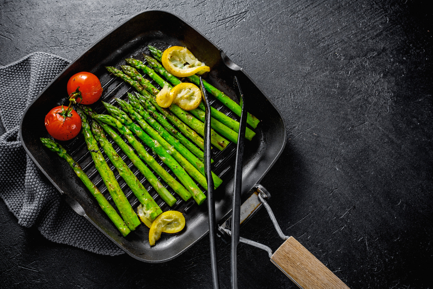 grilled asparagus grill pan