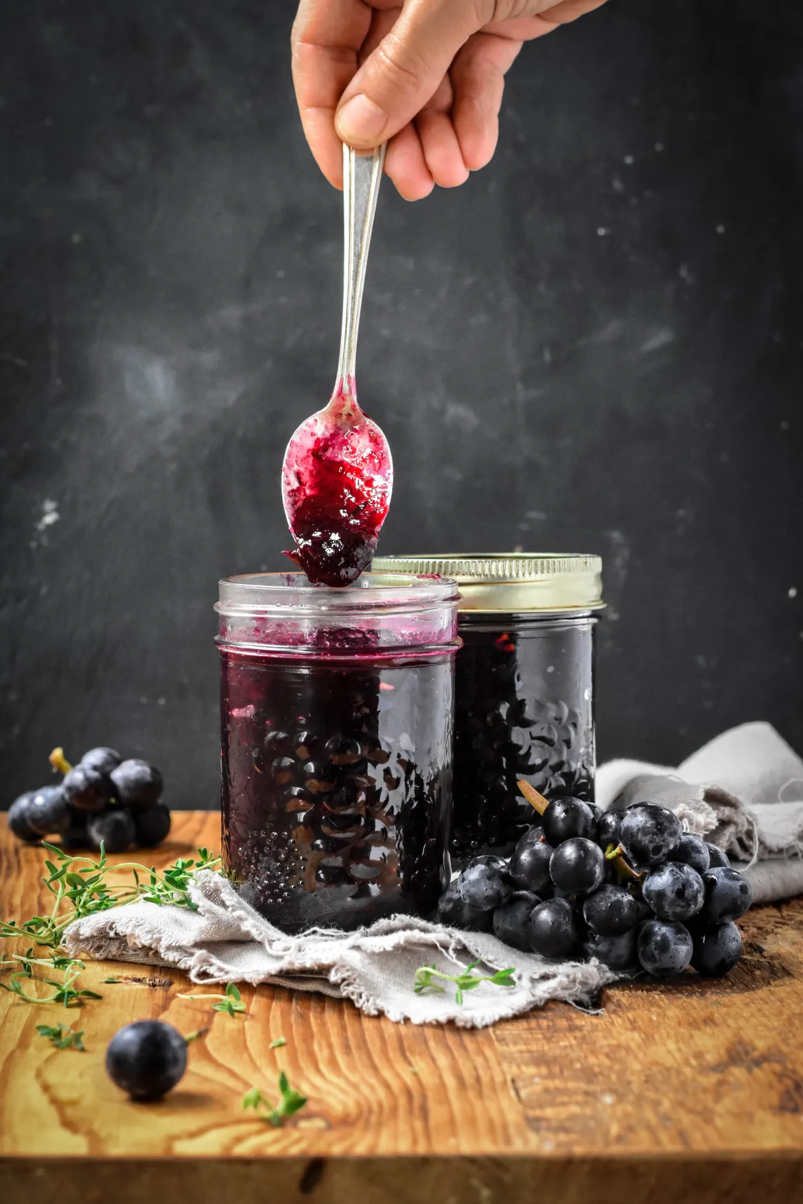 Concord Grape and Thyme Jam 1