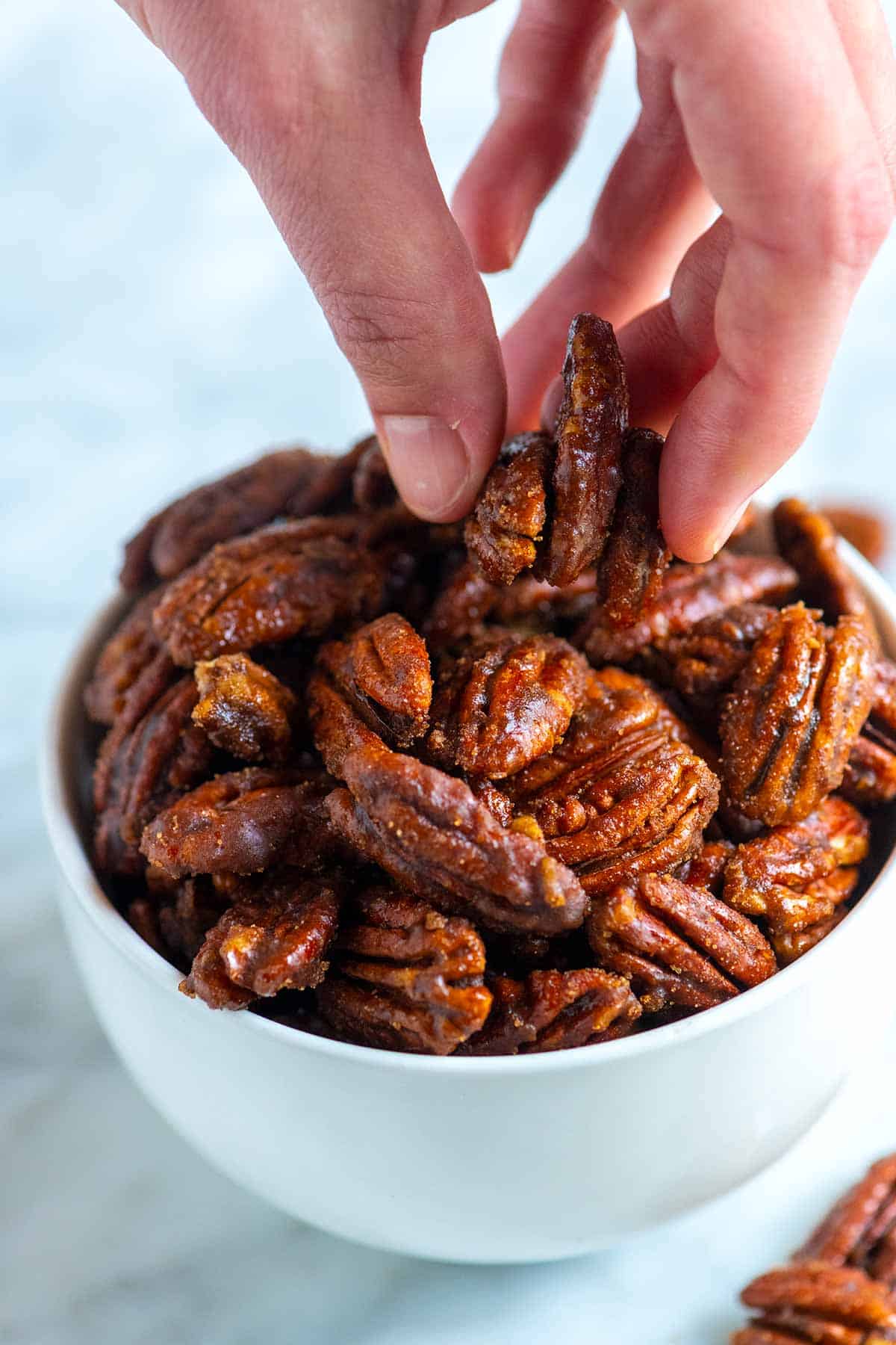 Easy Candied Pecans 1200